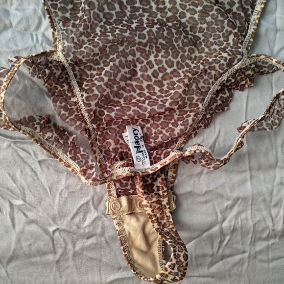 Miss Naory animal print teddy 2/34/AB - Picture 4 of 5